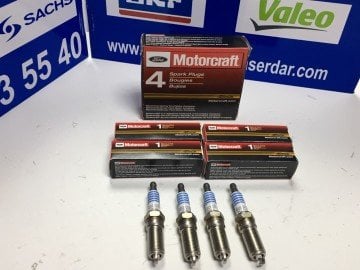 ford Ateşleme Bujisi Escort - Mondeo Focus Platinyum 1.6-1.8-2.0 Motorcraft AYFS22FM sp411 (TAKIM FİYATIDIR)