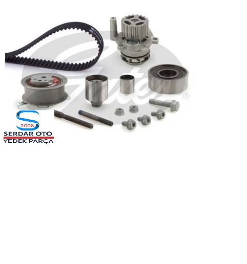 Volkswagen Triger Kayış Seti Devirdaimli 160Diş POLO-GOLF6-JETTA-PASSAT-T5-CRAFTER-AMAROK-A3-A4-LEON GATES CAYB-CAYC-CAYD-CAAB-CAAC-CKUB-CKTB-CFFB 1.2 1.6 2.0 tdi KP25649XS-1 03L198119A
