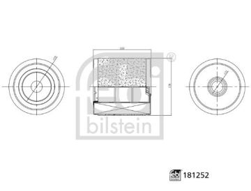 HAVA FİLTRESİ AUDİ A6 / A7 18- SONRASI DEZD-DEZF-DFBA-DTPA-DTPB-DESA 2.0 TDİ DİZEL FEBİ 181252 4K0133844E 3-K-ÜST-RAF