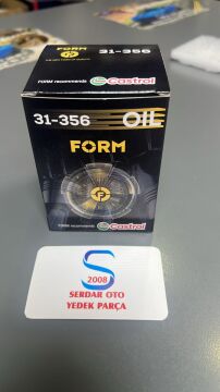 Yağ Filtre Elemanı Euro4 Euro5 Euro6 Dizel Focus Fiesta Bmax Cmax Kuga Mondeo Courier Volvo CASTROL FROM 31356 2S6Q6714