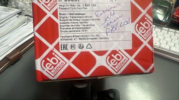 Şanzuman Alt Takozu COURİER FİESTA FUSİON FEBİ 30057 GERMANY ET766P082