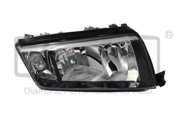 Skoda Fabia 2000-2008 Arası Sağ Far Motorlu SİYAH ZEMİN 6Y1941016PM D1-F1