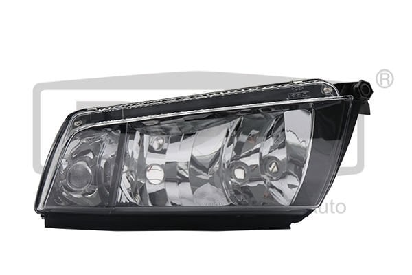 Skoda Fabia 2000-2008 Arası SOL Far Motorlu SİYAH ZEMİN 6Y1941015PM ÖN TAB-ALT