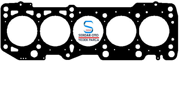 CRAFTER SİLİNDİR KAPAK CONTASI 3 KERTİK CRAFTER BJK-BJM 2,5 TDİ 076103383E ELRİNG 148770 3-48