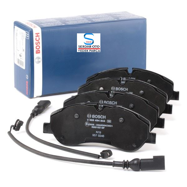 (Custom 12-22 )ve (Transit 14-22)Ön Fren Balata Takımı Bosch 0986494844 BK3J2K021