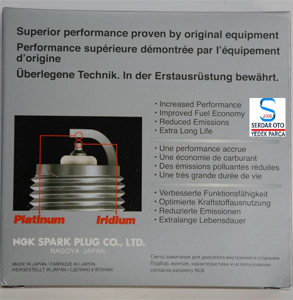 ATEŞLEME BUJİ TAKIMI GOLF7-PASSAT-AUDİ-A3-A5 CJSA-CJSB 1,8 TFSİ-2,0 TFSİ 10- NGK 94833 PLFER7A8EG 06K905601D 06Q905611A