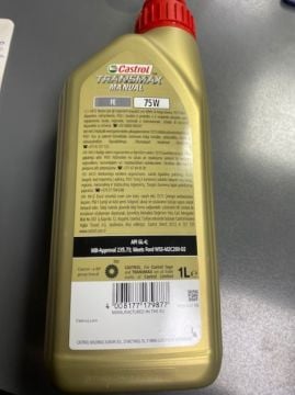 ŞANZUMAN YAĞI 75W CASTROL 1LT. TRANSMAX MANUEL VİTES