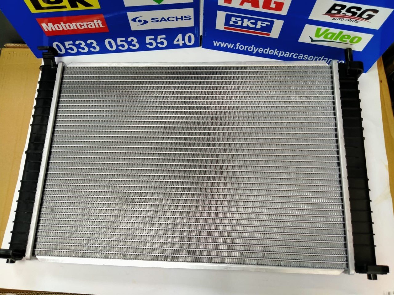 Ford Su Radyatörü 1.4 Dizel Tdci Fiesta ve Fusion KALE 349500 02-08 Arası  BRAZING VERSIYONU dep.