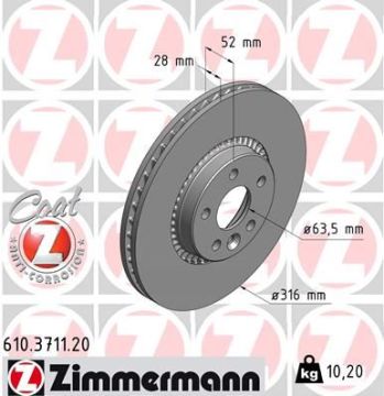 ON FREN DISK AYNASI HAVALI S60 II - 10 15 S80 II 08 14 V60 I 10 15 V70 III 10 15 XC70 II 07 14 V60 06 14 FORD S-MAX 10 15 GALAXY 10 15 2.0 ECOBOOST - 2.2 TDCI / FREELANDER 2 3.2