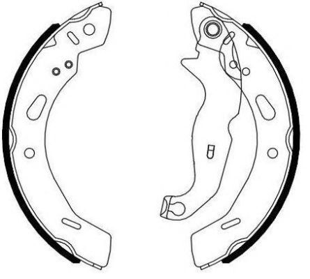 FORD FİESTA ARKA FREN BALATA TAKIMI 09-17 Arası MGA 54263 8V512200