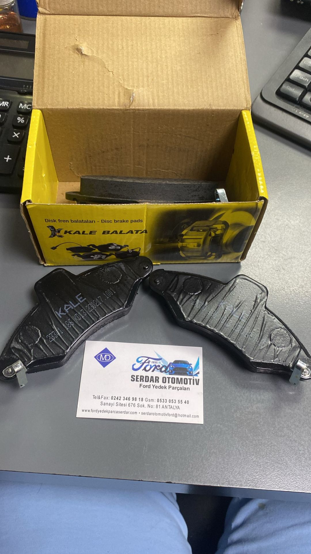 Ford Escort Ön Fren Balata Takımı Kale 97ax2k021 Kale 2330018605