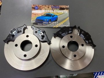 ( Fiesta 02-08 ) (Fusion 03-11 ) Ön Fren Disk + Balata Takımı Set BOSCH