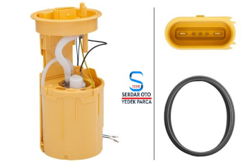 Volkswagen Yakıt Depo Şamandırası Komple Motorlu T5 04-09 Arası 1.9tdi 2.5Tdi AXB AXC AXE hella 7E0919088 7H0919088 8TF358106371 D1-D3