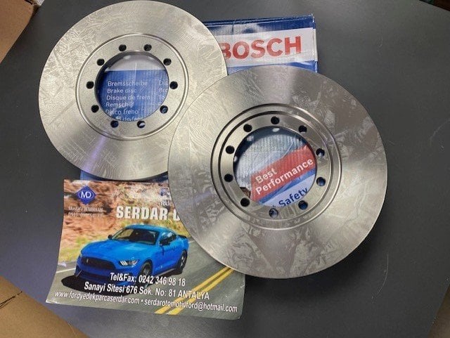 Ford Transit Arka Fren Disk Takımı V347 2007-2013 Yıllar Arası BOSCH 6C162A315 0986479R92