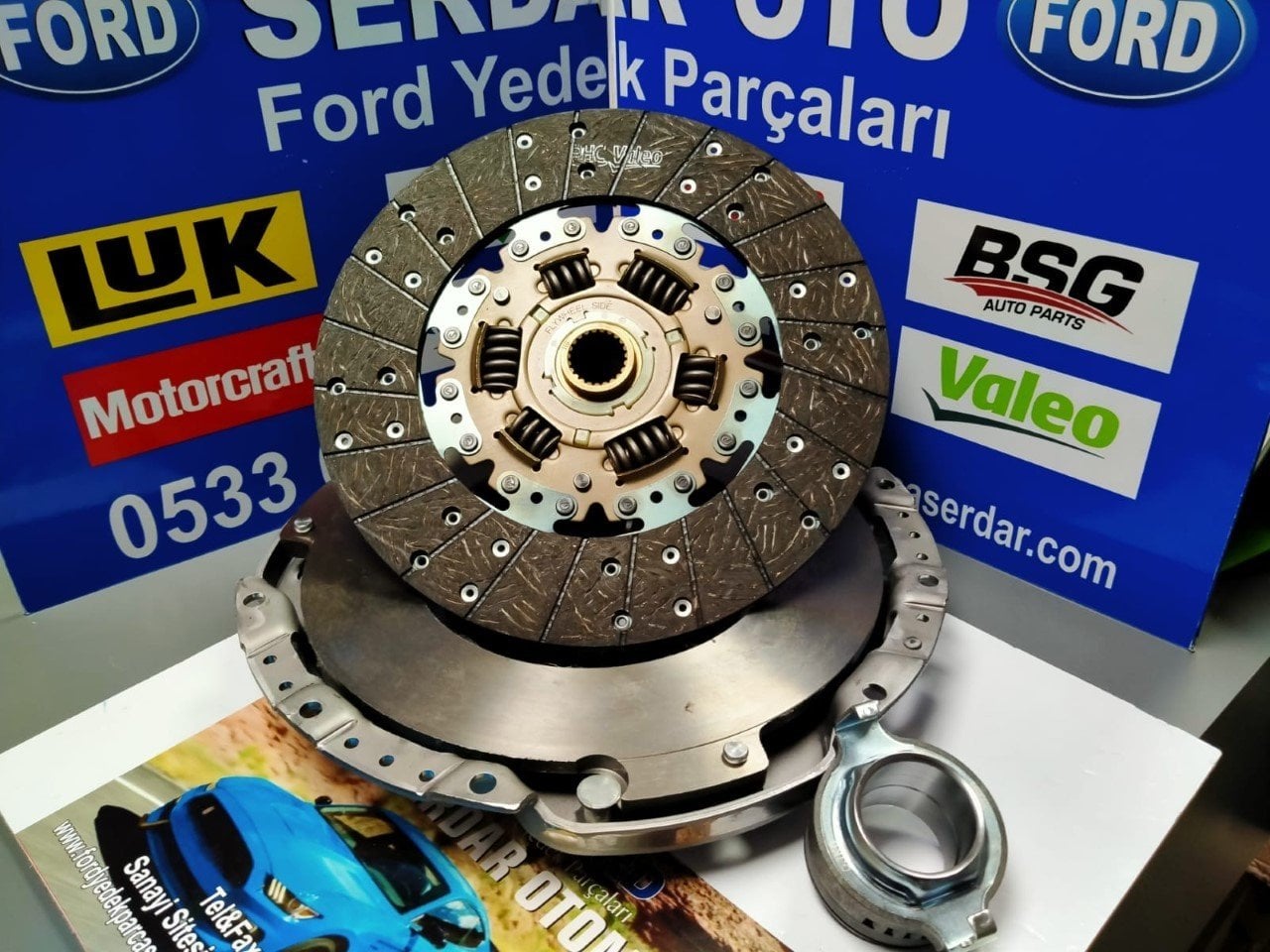 Ford Ranger Debriyaj Seti Baskı Balata Bilya Set B2500 Mazda ve Ranger valeo 826721 XM347L521