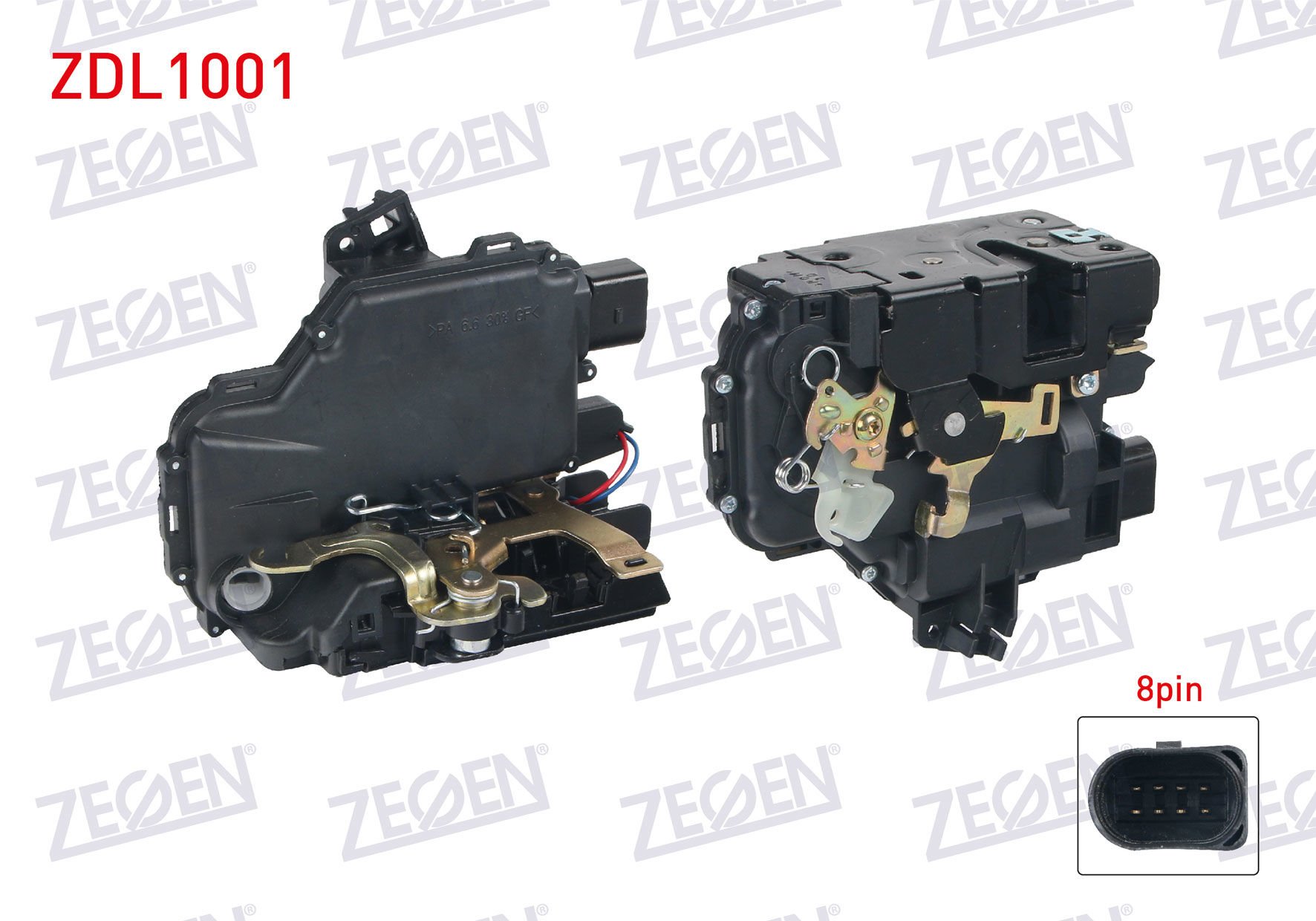 ÖN KAPI KİLİDİ MOTORLU SAG 8 PİN VOLKSWAGEN GOLF4 - PASSAT - BORA 1997-2005/ SEAT LEON 1999-2006 ZDL1001 3B1837016CA