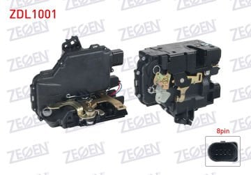 ÖN KAPI KİLİDİ MOTORLU SAG 8 PİN VOLKSWAGEN GOLF4 - PASSAT - BORA 1997-2005/ SEAT LEON 1999-2006 ZDL1001 3B1837016CA