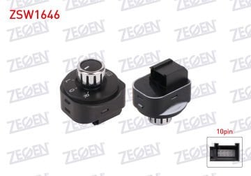 WV POLO AYNA AYAR DÜGMESI REZİSTANSLI KROM 10 FİŞ 10-14 ARASI AN454 6R1959565F K-12