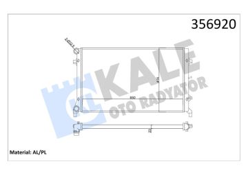 Vw SU RADYATÖRÜ Audi A3-SEAT ALTEA-LEON-TOLEDO SKODA OCTAViA YETi VW CADDY 1.9 EOS GOLF JETTA  1K0121253AN-1K0121251BQ-1K0121251BR KALE 356920 BLS BDJ BGU BSE BLF BLP 1,6 1,6 FSİ DEPO