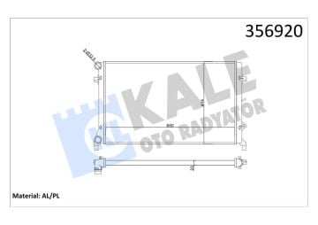 Vw SU RADYATÖRÜ Audi A3-SEAT ALTEA-LEON-TOLEDO SKODA OCTAViA YETi VW CADDY 1.9 EOS GOLF JETTA  1K0121253AN-1K0121251BQ-1K0121251BR CE KALE 356920 BLS BDJ BGU BSE BLF BLP 1,6 1,6 FSİ DEPO