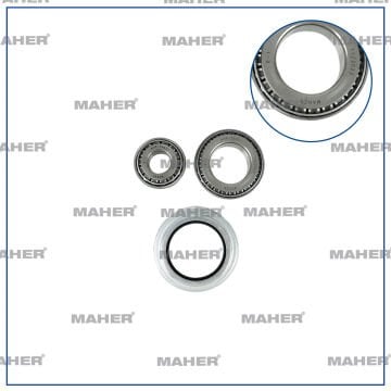 Ön teker bilyası keçeli takım iç dış Transit 120-190LIK MHR-36901 320011 11949 MHR36901