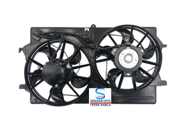 Ford Focus1 Fan Motoru Çiftli Komple 98-05 Arası 98AB8C607DL MGA 83168 D.