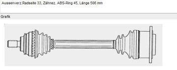 AUDİ A4 B5 PASSAT 1.8T ÖN AKS SOL OTOM VİTES 8D0407451DX GSP 203012