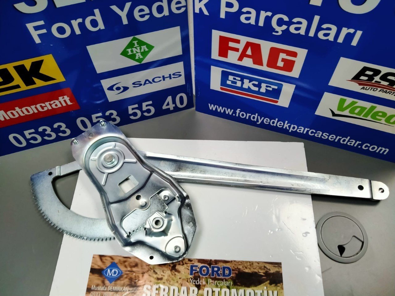 Ön Cam krikosu sol Elektirkli motorsuz Transit 03-13 Arası v184 v347