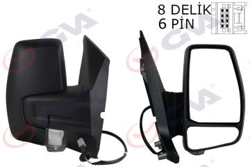 DIŞ DİKİZ AYNASI SAĞ TRANSİT CUSTOM V362 12>17 ELEKTİRİKLİ+ISITMALI+SİNYALLİ 6375EHR