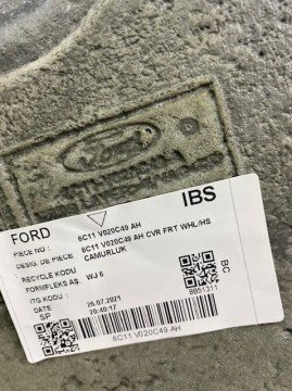 Ford Transit Sol Ayak Koyma Taban Döşemesi v347 07-13 arası ORJİNAL 6C11V202C49