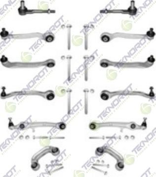 ÖN DÜZEN ROTİLLİ KOL KİTİ SETİ A6 (4F2,C6) 2.0 TDİ 2004-2011 ARASI TEKNOROT A666 8F0498998 4F0498998