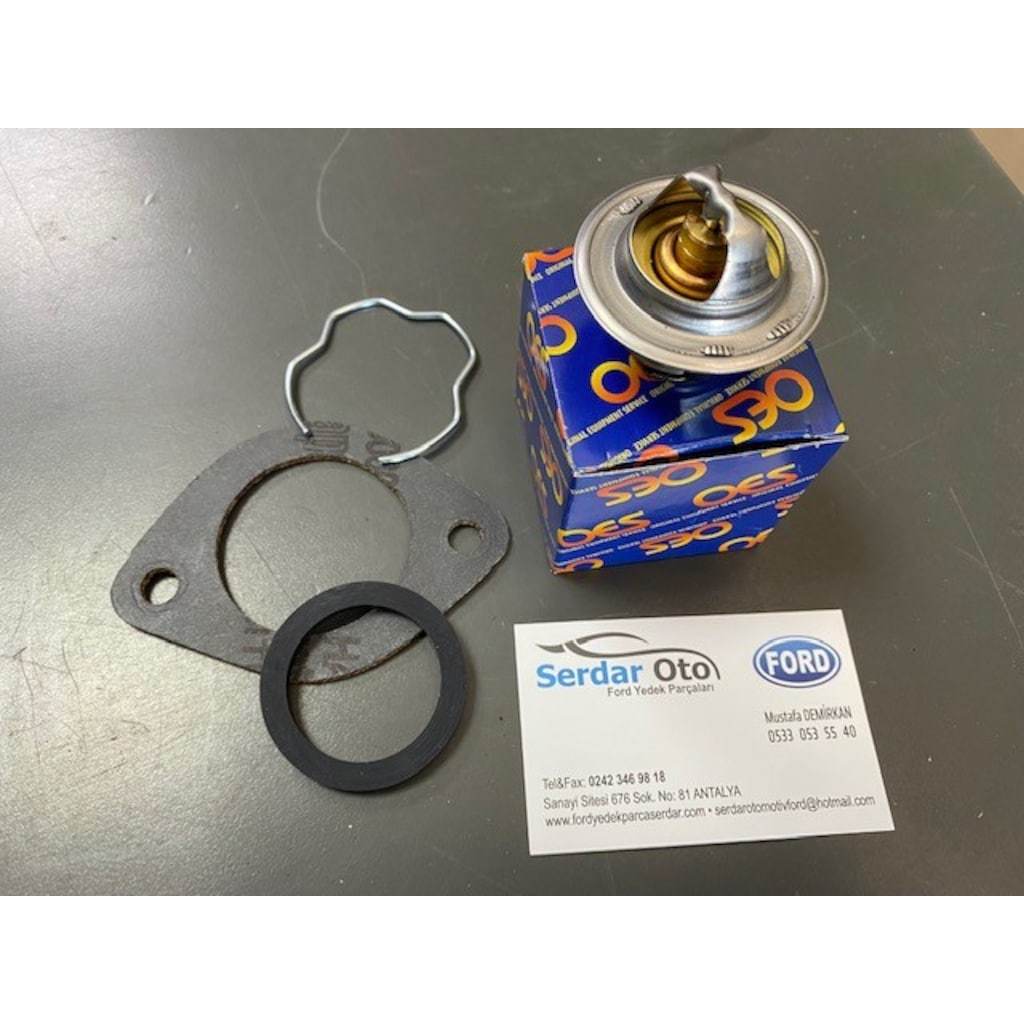 Ford Taunus Termostat + Conta + Sekmanı İle Birlikte 74C 82c Ford Taunus OES