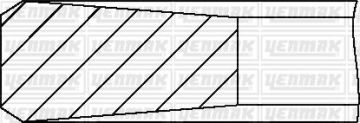 MOTOR SEGMANI FORD FIESTA 02 08 1.4 FUSION 02 12 1.4 TDCI PEUGEOT- 1.4 HDI DW4 73.70 mm 0.50