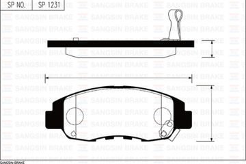 x ÖN BALATA ACCORD 2.0 16V. 2.0I 16V GDB894