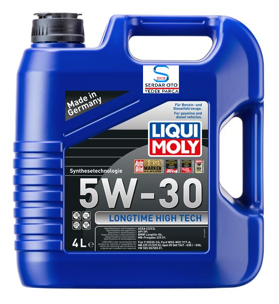LIQUI MOLY MOTOR YAĞI LONGTIME HIGH TECH 5W-30 4 LT