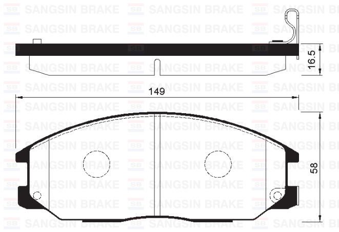ÖN FREN BALATA SSANGYONG ACTYON. KYRON 2.0L Xdi 4x4 06- / REXTON 2.7L Xdi 4x4 04-