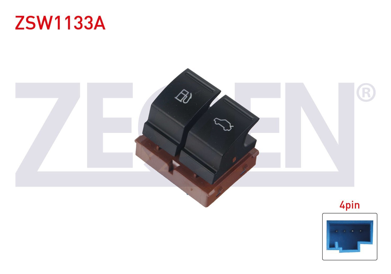 VW BAGAJ VE YAKIT DEPO ANAHTARI CİFTLİ Açma 4 PİN VOLKSWAGEN PASSAT B6 / CC BSG90860060 3C0959903B 3-48