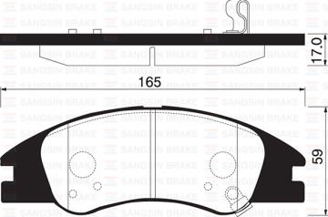ÖN FREN BALATA KIA CERATO 2.0L D4EA dizel 04-06 / 1.6L G4EE benzinli 05-