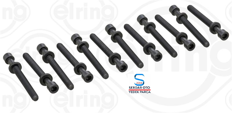 VOLKSWAGEN SİLİNDİR KAPAK SAPLAMASI 10MM T4-LT35-CRAFTER AJA-AAB-ANJ-AVR-ACV-BJK-BJM 2,4 D-2,5 TDİ 91- ELRİNG 819824 068103384A SUB-RAFI