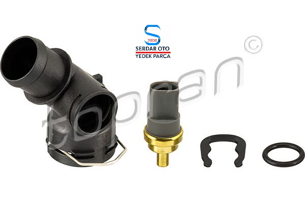 RADYATÖR ALT HORTUM SU FLANŞI GOLF5-GOLF6-JETTA-PASSAT-CADDY-A3 BJB-BKC-BSE-BLG-BMY-BXE TOPRAN 111236001 1K0122291AD ZA-45