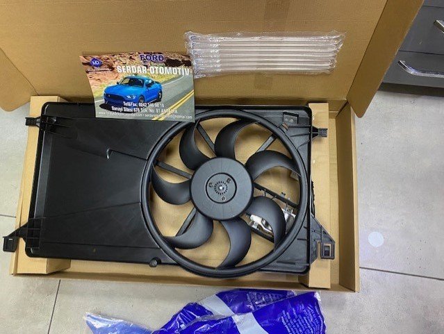 Focus Cmax MK2 Volvo S40 Fan Motoru Komple Beyinli 06-11 Arası 1.6 tdci 418000