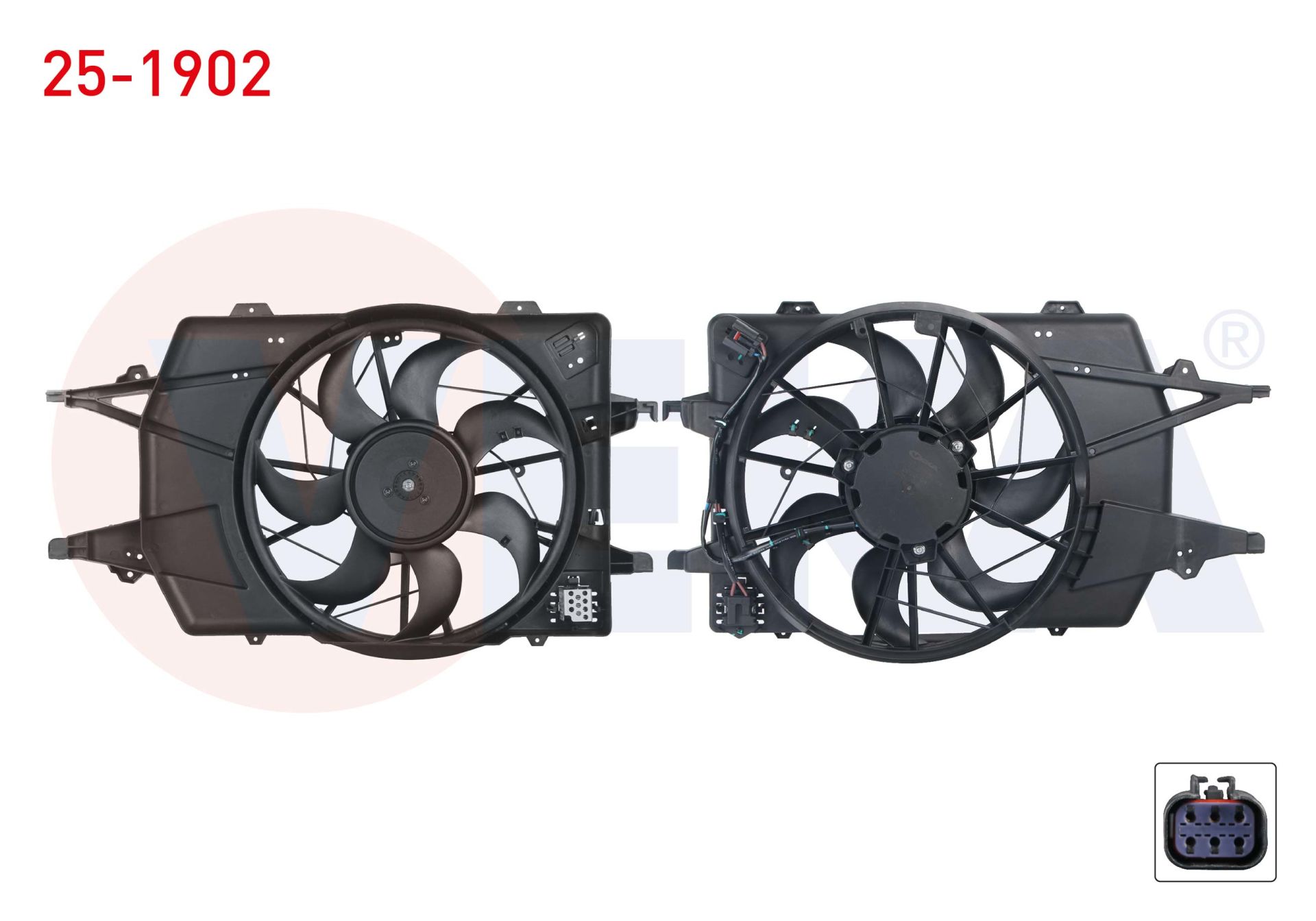 Focus 1 Fan Motoru Tekli Komple Davlumbazlı 251902 1.6-1.8 16v