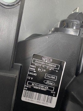 Ford Transit V347 Ön Far Sol Ayarlı 2007-2013 Yıllar Arası ORJİNAL FORD 6C1113101EA