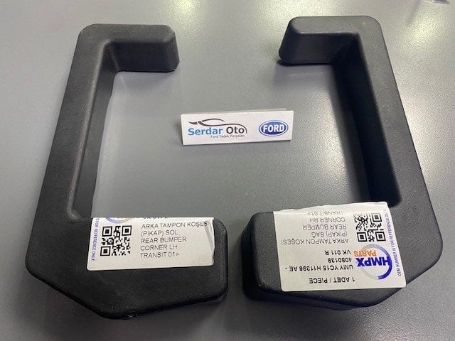 Ford Transit Arka Tampon Köşesi R/L Takım 2003-2017 Yıllar Arası  2 ADET FİYATIDIR