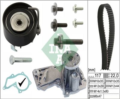 Triger Kayış Seti Devirdaimli Benzinli Focus Fiesta Mondeo ORJİNAL İNA 5m5q8b596