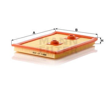 HAVA FİLTRESİ 2013- SONRASI Tiguan GOLF7 POLO AUDİ OCTAVİA SEAT LEON 1.2 TSİ 1.4 TSİ CZEA CZCA CJZA CJZB CYVA CVYB CPVA 04E129620 MANN C27009