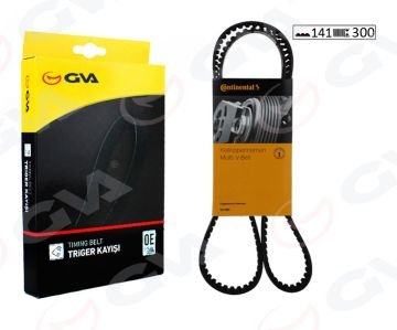TRİGER KAYIŞI 141x300 VW GOLFV 2.0TDI AZV/BKD 03 PASSAT 05 AUDI A3 A4 A6 JEEP