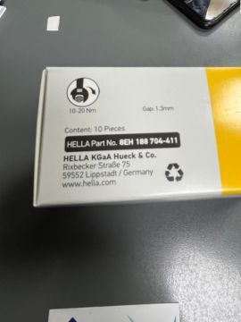 Focus -Fiesta - Fusion Benzinli Ateşleme Buji Takım Hella Germany HEL 8EH188704411 4m5g12405