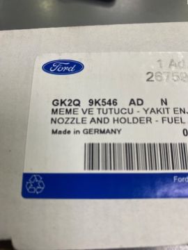 Ford Transit Custom 170ps Puma Enjektör Takımı Orjinal GK2Q9K546AC ( 4 adet takım fiyatıdır)