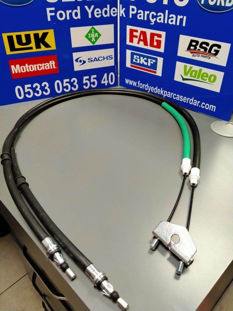 Ford Fiesta Arka El fren teli 2 parça bütün 2002-2008 arası Fiesta Fusion 2S612A603